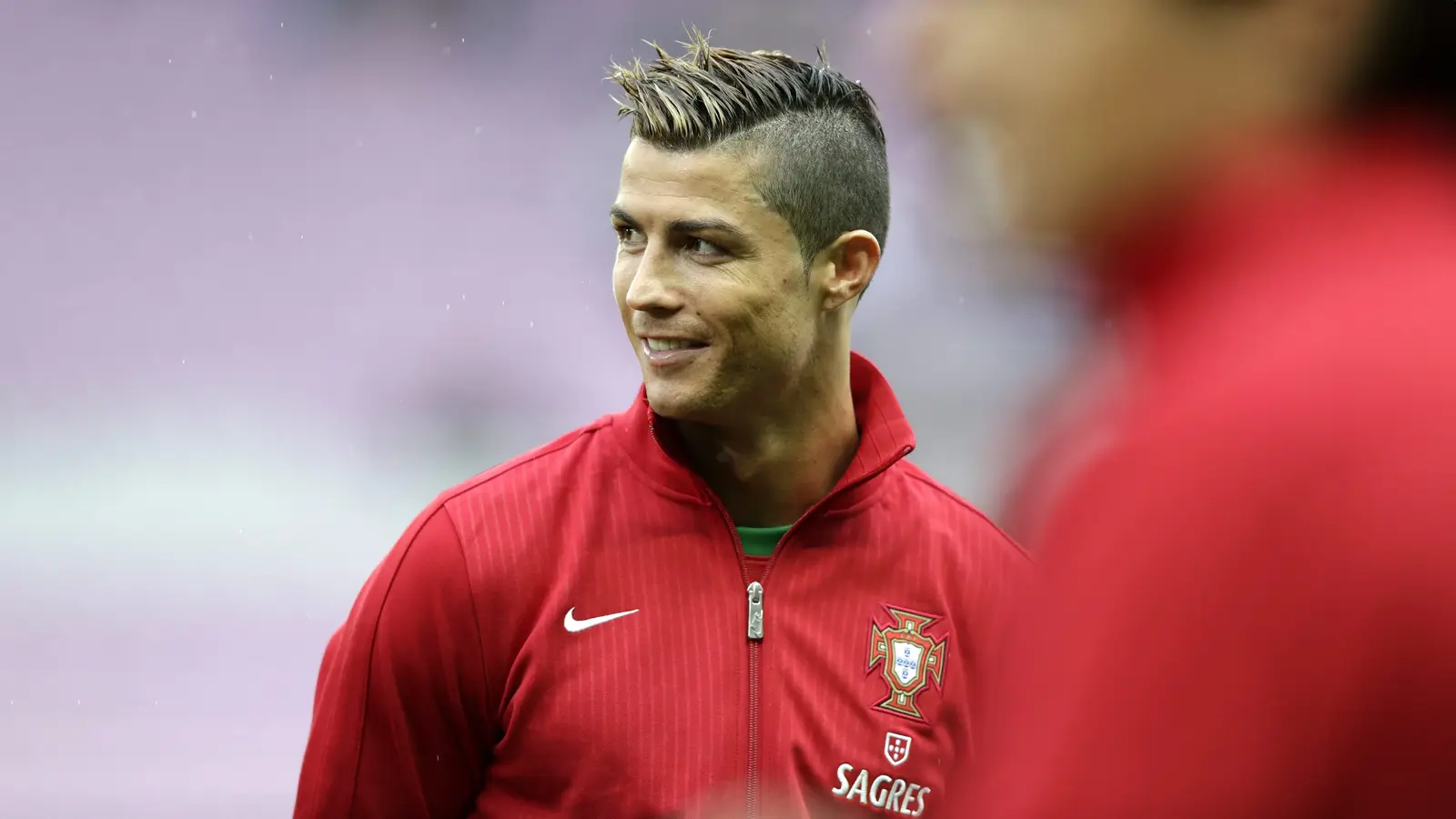 Cristiano Ronaldo in Portugal National Team Red Jacket - Free 5K People ...