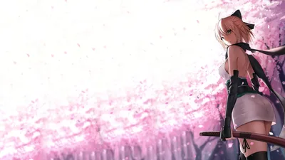 Sakura Saber's Cherry Blossom Grace