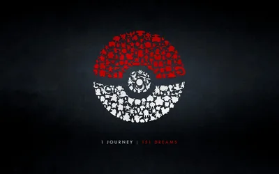 Minimalist Pokéball Chalk Drawing