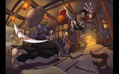 Samurai Champloo: Mugen and Jin's Epic Clash