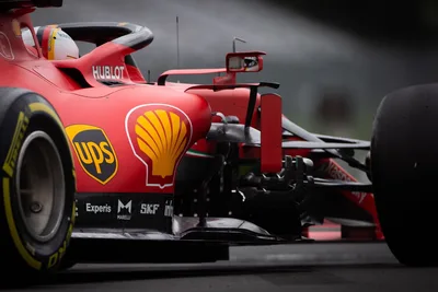 Ferrari F1 Racing Machine in Motion