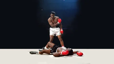 Muhammad Ali Victory Stance Boxing Legend