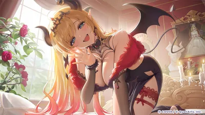 Crimson Elegance: Choco's Golden Hour - free anime wallpaper 1920×1080