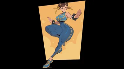 Chun-Li's Powerful Stance - free dark wallpaper 3840×2160