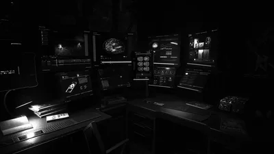 Neon Shadows: A Hacker's Digital Sanctuary - free wallpaper 3840×2160