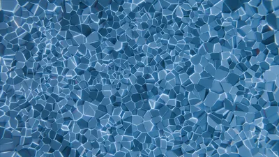 Fractured Light: Azure Fragments in Motion - free wallpaper 3840×2160