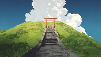 Pathway to the Sky: Sacred Stairs - free art & design wallpaper 3840×2160