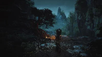 Wukong's Solitary Journey Through Ancient Ruins - free gaming wallpaper 3840×2160