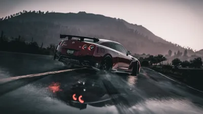 Nissan GT-R NISMO Racing Through Mountain Roads - free gaming wallpaper 3840×2160