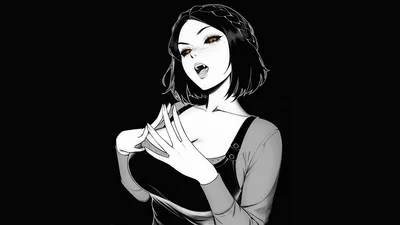 Serana's Midnight Gaze - free art & design wallpaper 2560×1440