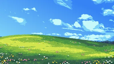 Blissful Meadow Under Endless Skies - free wallpaper 3640×2048