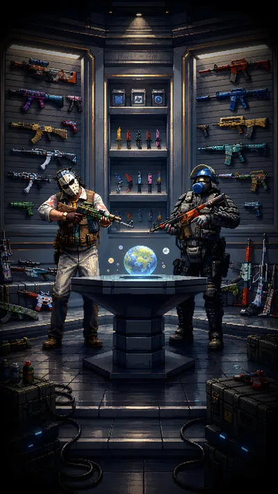 CS2 Pixelated Wallpaper for Phone - free art & design wallpaper 3762×6688