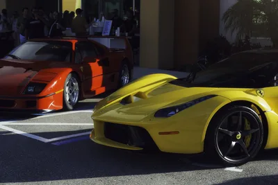Ferrari Supercars on Display at Indoor Showroom - free cars & vehicles wallpaper 2048×1365