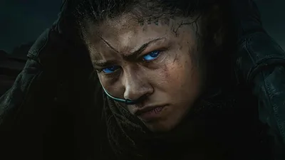 Intense Portrait With Glowing Blue Eyes - free people & portraits wallpaper 3840×2160
