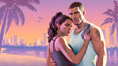 Grand Theft Auto VI: Lucia's Beachside Moment - free gaming wallpaper 3840×2160