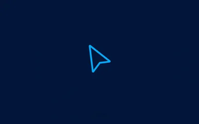 Neon Blue Play Button On Dark Background - free art & design wallpaper 1920×1200
