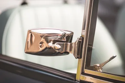 Vintage Car Side Mirror with Amber Reflective Glass - free wallpaper 3000×2000