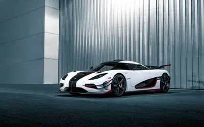 White and Red Sports Car Against Industrial Building - free cars & vehicles wallpaper 3840×2400