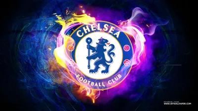 Chelsea Football Club Logo with Neon Energy Effects - free sports wallpaper 1920×1080
