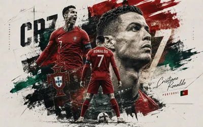 Cristiano Ronaldo Portugal National Team Portrait Wallpaper - free art & design wallpaper 3840×2400