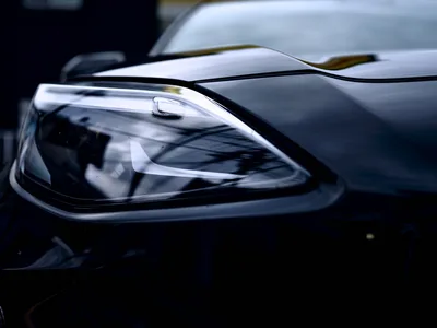 Modern Car Headlight Close-Up Detail Shot - free cars & vehicles wallpaper 6144×4608