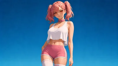 Anime Fitness Girl - free anime wallpaper 3840×2161