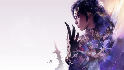 Fantasy Female Warrior with Ethereal Companions - free anime wallpaper 3840×2160