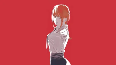 Makima's Confident Gaze - free anime wallpaper 3840×2160