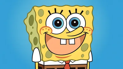 SpongeBob SquarePants Cheerful Portrait - free cartoons & comics wallpaper 5120×2880