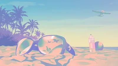 Summer Vibes: GTA VI Beach Escape - free gaming wallpaper 3840×2160