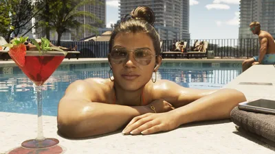Pool Party Vibes in Vice City - free gaming wallpaper 3840×2160