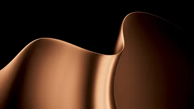 Bronze Elegance: Satin Waves in Motion - free abstract wallpaper 5120×2880