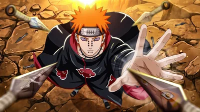 Pain Nagato Rinnegan Power Unleashed - free anime wallpaper 5120×2880