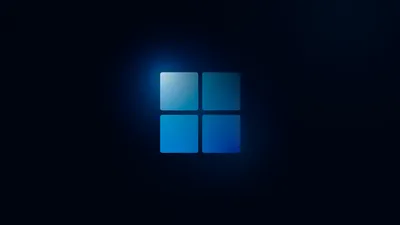 Windows 11 Blue Aesthetic Dark 5K - free technology wallpaper 5120×2880