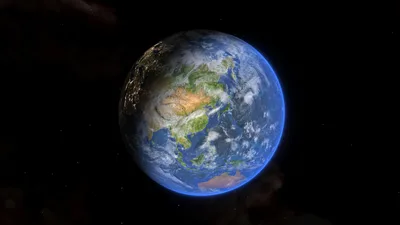 Earth at Night - 5K Blue Planet - free space wallpaper 5120×2880