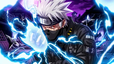 Kakashi's Lightning Blade Mastery - free anime wallpaper 5120×2880