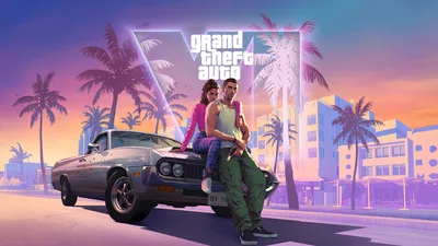 GTA 6 Official Artwork - Vice City Sunrise - free gaming wallpaper 5120×2880