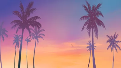 Tropical Sunset: GTA 6 Official Teaser - free gaming wallpaper 3840×2160