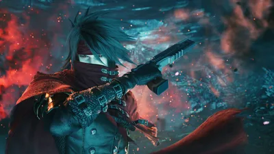 Vincent Valentine's Crimson Requiem - free gaming wallpaper 7680×4320