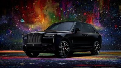 Rolls-Royce Cullinan Black Badge in Cosmic Dreams - free cars & vehicles wallpaper 7680×4320