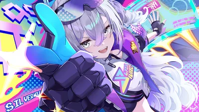 Silver Wolf: Level 999 Cyberpunk Hacker - free anime wallpaper 3840×2160