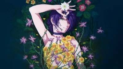 Reze Among Blooming Flowers - free anime wallpaper 5120×2880
