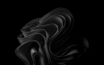 Elegant Black Fluid Abstraction AMOLED Wallpaper - free abstract wallpaper 3840×2400