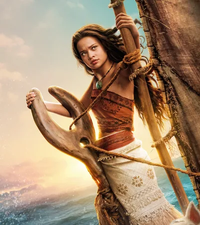 Moana's Ocean Adventure 5K Wallpaper - free movies & tv wallpaper 5120×5766