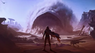 Desert Awakening: A Journey Through Dune's Golden Sands - free gaming wallpaper 3840×2160