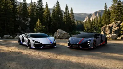 Lamborghini Revuelto Special Edition Mountain Showcase - free cars & vehicles wallpaper 5120×2880