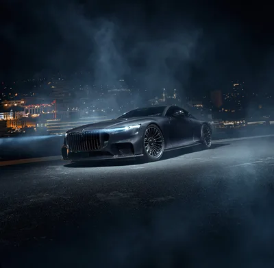 Midnight Elegance: Brabus Grand Tourer in the City - free cars & vehicles wallpaper 7680×7515