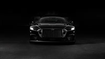 Dark Elegance: Brabus in Black Shadow - free wallpaper 5120×2880