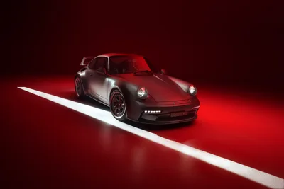 Pogea Racing PR964 on Red Stage - free cars & vehicles wallpaper 9504×6336