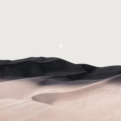 Desert Moon Dunes - free nature wallpaper 3840×3840